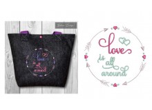 Stickdatei - Love is all around